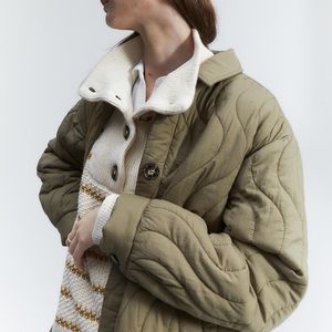 MADEWELL Quilted Belrose Shirt-Jacket GREEN